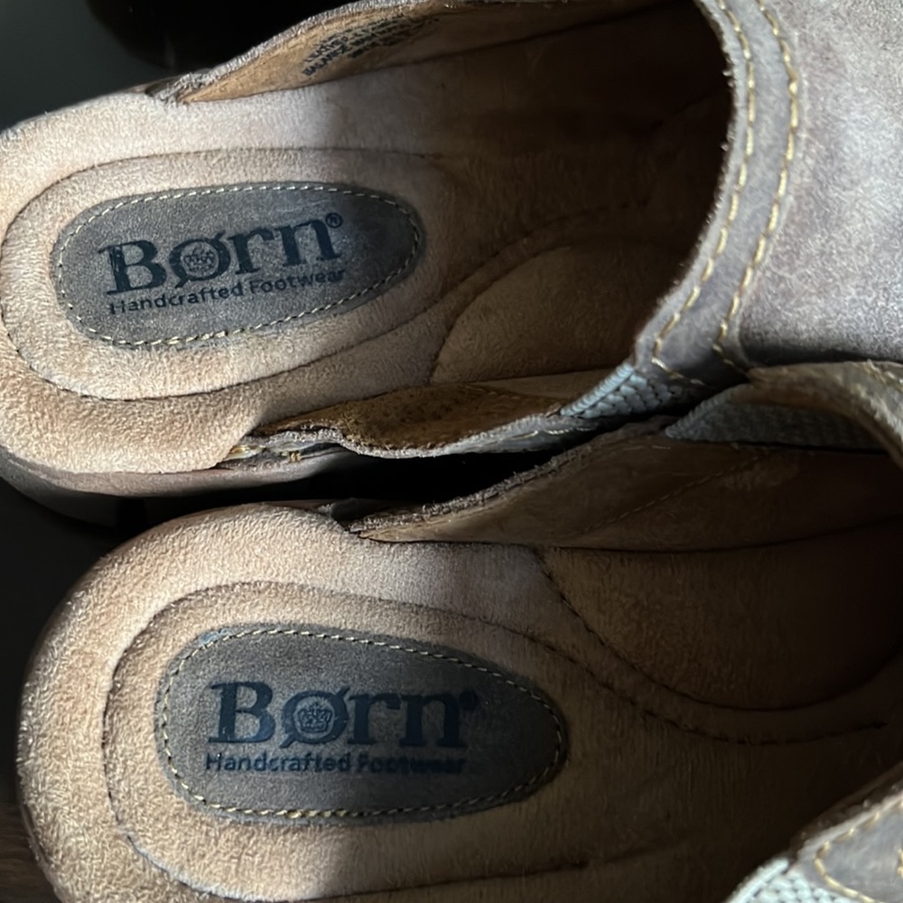 Born Maxim Taupe Avola Distressed Mule. - Picture 12 of 14